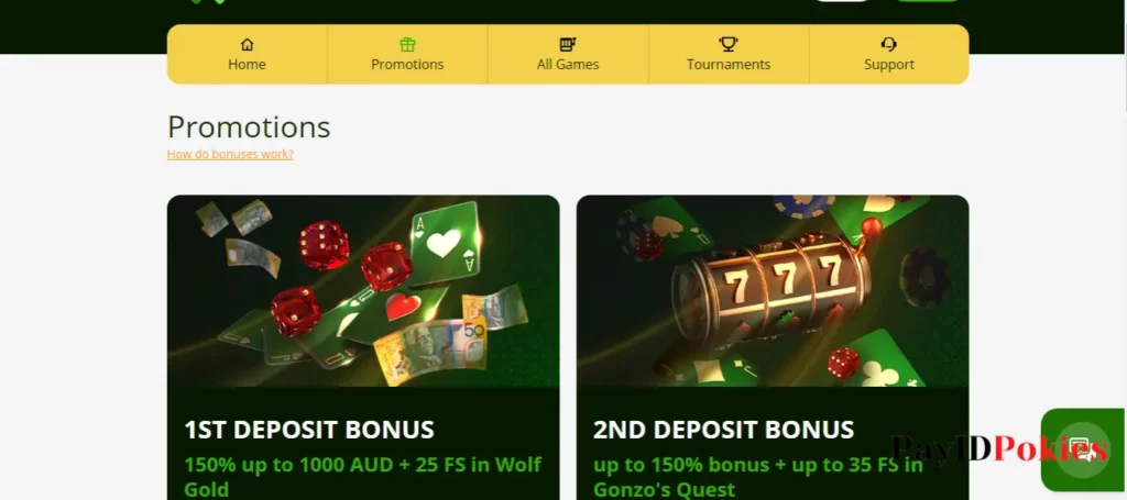 Lucky Green Casino Promotions